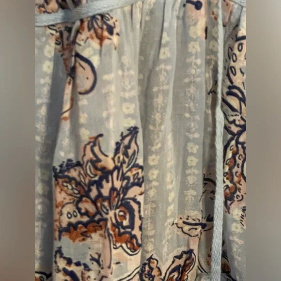 NWOT! Free People light blue floral romper. XS, Medium. Pockets! - Picture 12 of 16